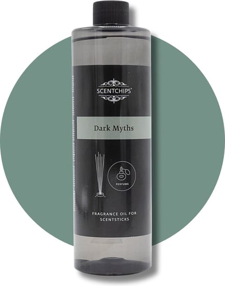 Scentchips® Geurstokjes Navulling - Dark Myths - Geurverspreider - Luchtverfrisser - Huisparfum - 400ml