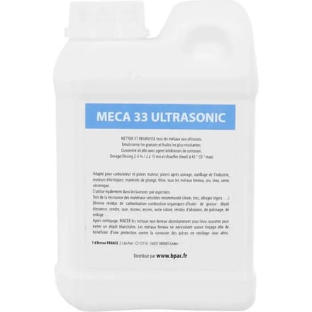 Professionele ultrasone tankreiniger P2R Meca 33