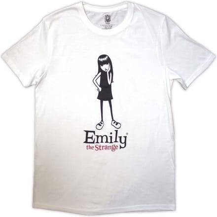 Emily The Strange - Emily Poses Heren Tshirt - S - Wit