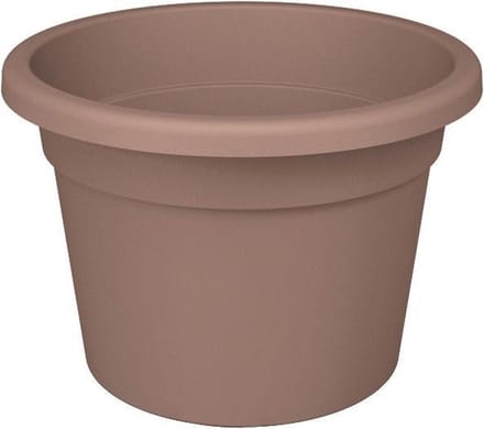 Bloempot Rond Premium 50cm + Bodemgaten POEDERBRUIN Nicoli