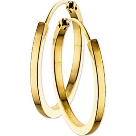 The Jewelry Collection - Vierkante buis - Dames - Oorringen