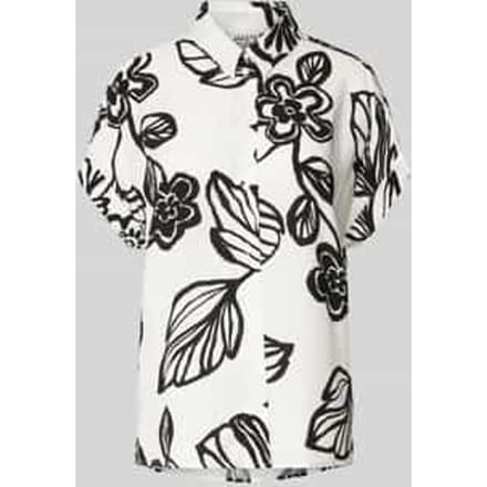 Relaxed fit blouse met kapmouwen
