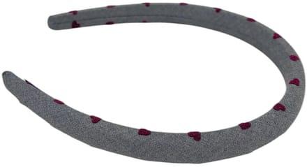 Hartjes Haarband - Grijs | Polyester | Fashion Favorite