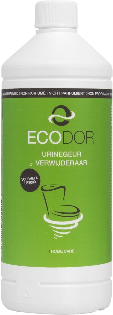 Ecodor UF2000 - 1000ml - Navulling - Urinegeur verwijderaar - Ecologisch ontgeurder - Ongeparfumeerd