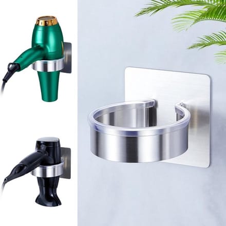 Föhnhouder muurbevestiging, ruimtebespaarend van Virtubuy