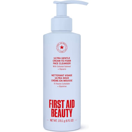 First Aid Beauty Ultra Gentle Cream-to-Foam Cleanser (6oz)