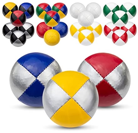 Professionele Jongleerballen Set van 3 met Online Leervideo voor Beginners en Experts