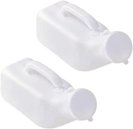 Draagbare Urinefles 1200 ml voor Mannen - Lekvrij Reisurinoir