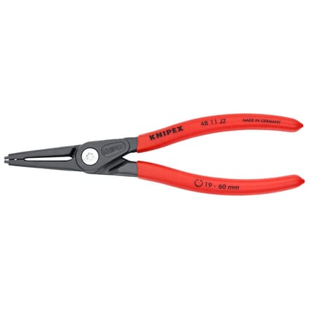 Knipex 48 11 J2 Precisie-borgveertang Geschikt voor borgringen Binnenringen 19-60 mm Puntvorm Recht