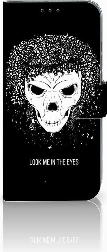 Telefoonhoesje met Naam Honor 10 Lite Skull Hair