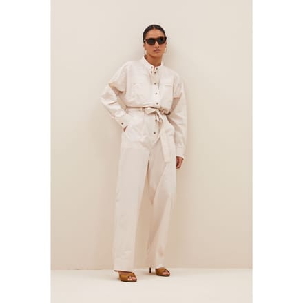 By-Bar Esra Poplin Suit Almond Größe: S | Jumpsuits Outlet | Damen | Braun