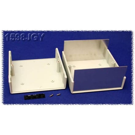 Hammond Electronics 1598JGY Instrumentbehuizing 280 x 200 x 76 ABS Grijs 1 stuk(s)