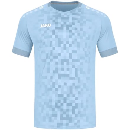 Jako Pixel Shirt Korte Mouw Heren - Zachtblauw | Maat: M