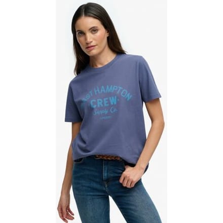 Superdry - Beach Club Relaxed T-shirt - Dames - T-shirts