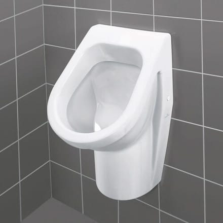 Villeroy & Boch Architectura suction urinal with target object, inlet concealed 55740501