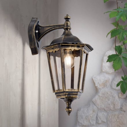 ORION Lantaarnvormige buitenwandlamp Fabio, hangend