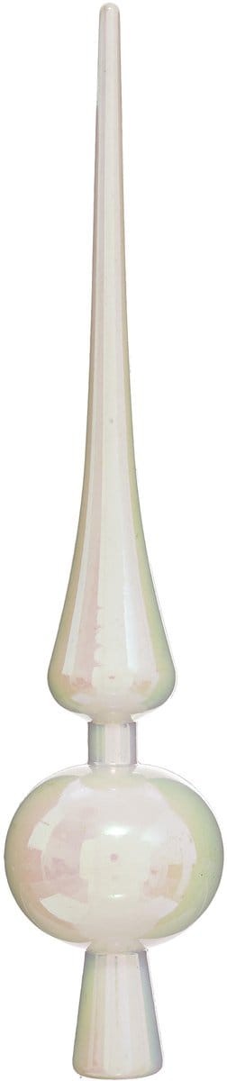 Benson Kerstboompiek - wit - 27 cm - kunststof - kerstboom - pieken - witte kerstversiering