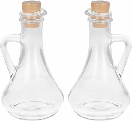 Olivia Olie- en Azijnset- Handvat - Glas - 2st - 260ml