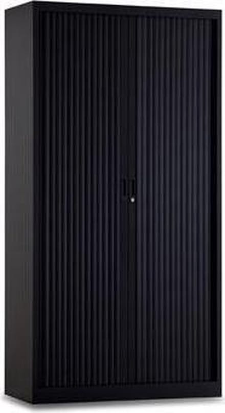Archiefkast - Claudius Basic roldeurkast 198x120x45 zwart