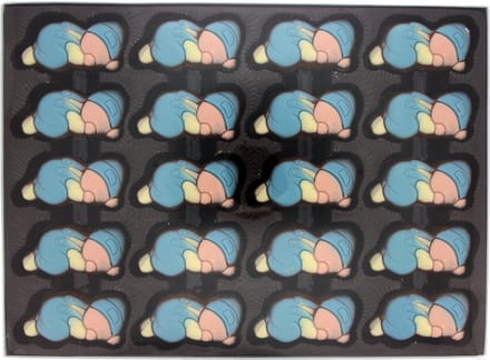 Ickx Chocolade babies melkchocolade-blauw - Doos 735 gram