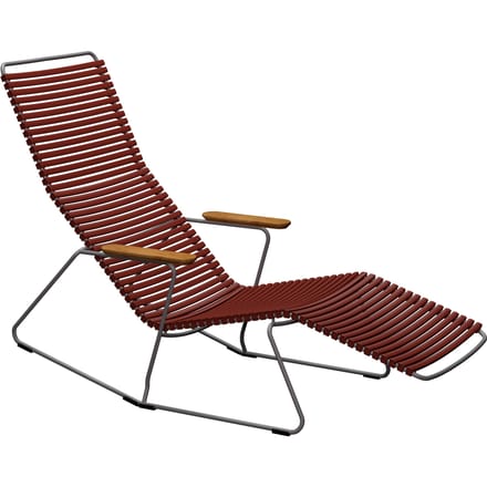 HOUE - Click Sunrocker ligstoel - Paprika - rood