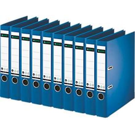 LEITZ® ordner 1007/1008, A4, rugbreedte 52 mm, 10 stuks, blauw