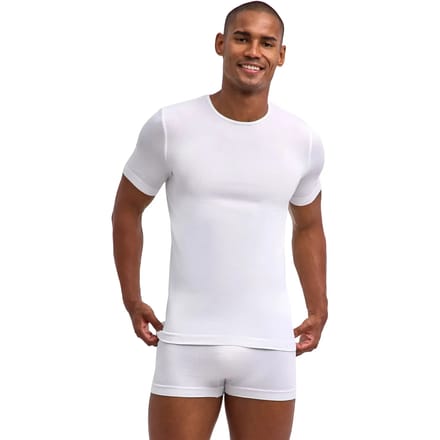 FALKE Daily Seamless naadloos modal top van onderlaag heren wit - maat S