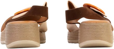 LBS-sandalen met sleehak en riempje