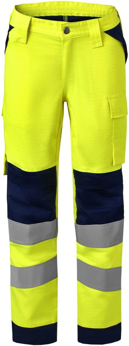 HAVEP Werkbroek Dames Multi Protector+ 80621 - Fluo Geel/Marine - D46
