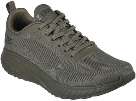 Skechers BOBS Sport Squad Chaos - Prism Bold Herensneaker Vegan 118000 olijf