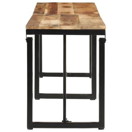 vidaXL - Bankje - 160x35x46 - cm - massief - mangohout