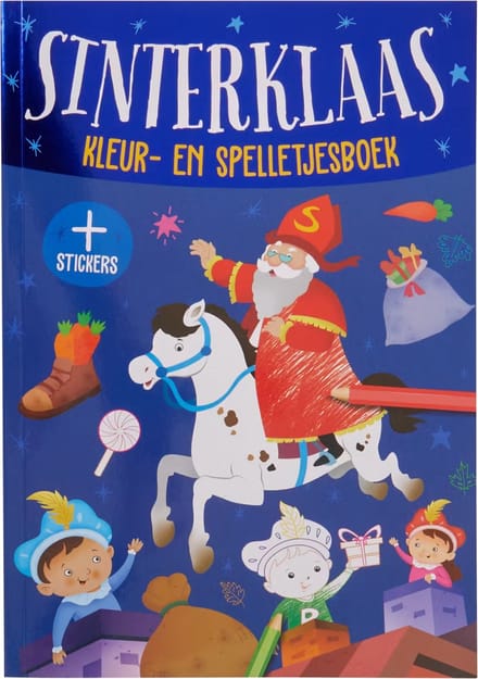 Kleur- en Spelletjesboek Sinterklaas