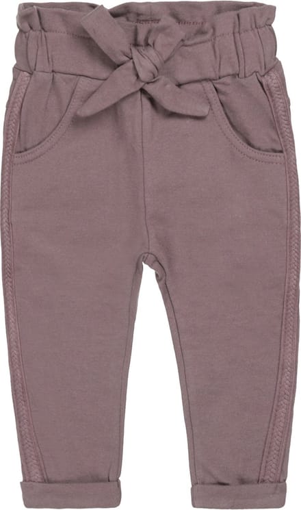 Dirkje meisjes joggingbroek grijs bruin paperbag - maat 56