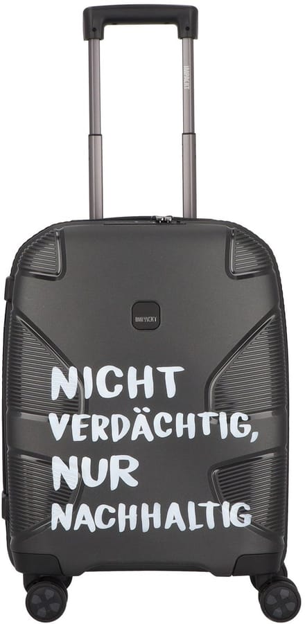 IMPACKT IP1 4 wielen Cabinewagen 55 cm - Harde bagage - TSA slot - black