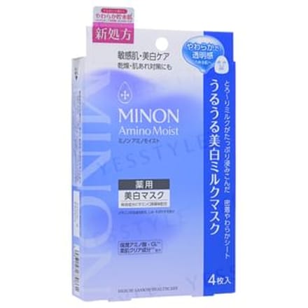 Minon - Amino Moist Brightening Milk Mask 4 pcs