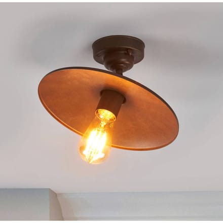 Moretti Luce Alice plafondlamp in antiek messing