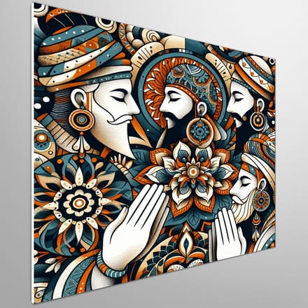 Kunstprint | Wanddecoratie | Dibond | 100 × 100 cm