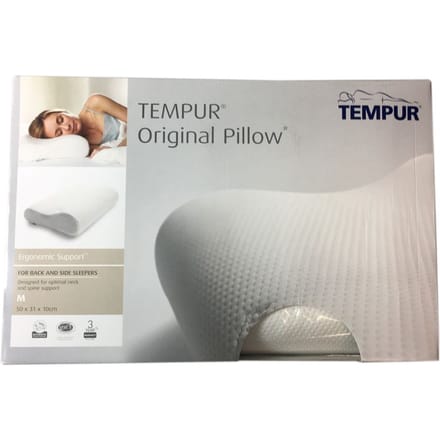 Tempur Kussen + Witte Hoes Met Ritssluiting 1