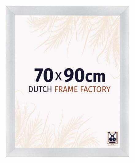 Fotolijst 70x90 cm - MDF - Zilver Mat - Praag