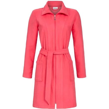Stoere dames badjas Ringella roze - Roze - Maat - 48