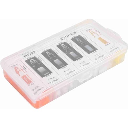 270 Stuks Auto Console Dashboard Paneel Bekleding Clips Klinknagels Gesp Bevestigingsset Universeel white