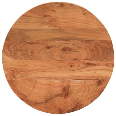 Vidaxl Plateau Pour Table Basse, Ø40X2,5 Cm, Rond, Bois Massif d'Acacia