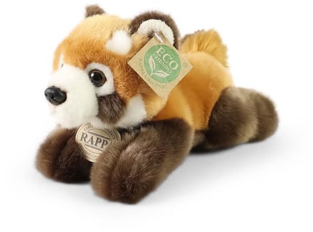 Rappa pluche rode panda knuffel 20 cm eco-vriendelijk speelgoed.