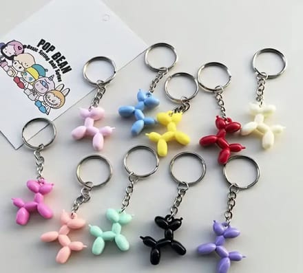 Duckiez Sleutelhanger Balloon Hond - 48 stuks