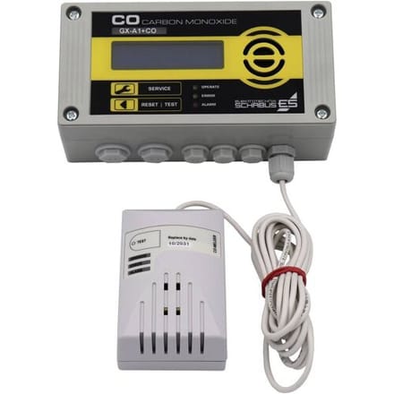 Schabus GX-A1+CO Koolmonoxidemelder Met externe sensor werkt op het lichtnet Detectie van Koolmonoxide