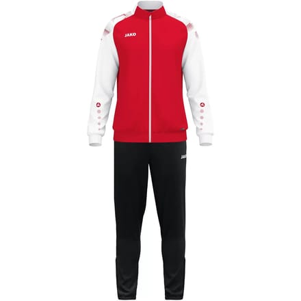 Jako Sonic Polyesterpak Kinderen - Rood / Wit | Maat: 128