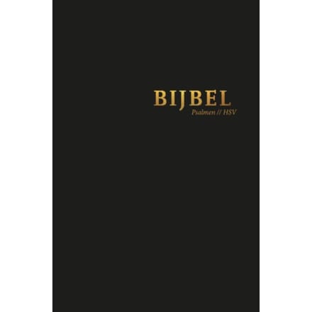 Bijbel (Hsv) Met Psalmen - Hardcover Zwart