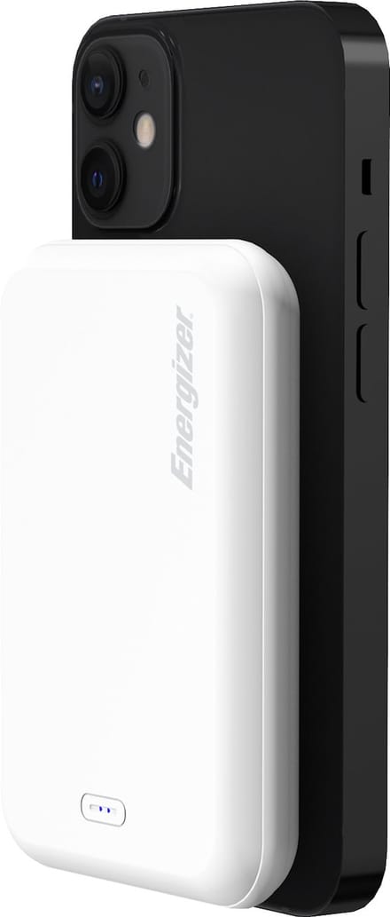 Energizer MagSafe Powerbank QM5000 5000 mAh USB-C 15 W – Wireless 7.5/10 W – LED-indicator – PowerSafe-beveiliging