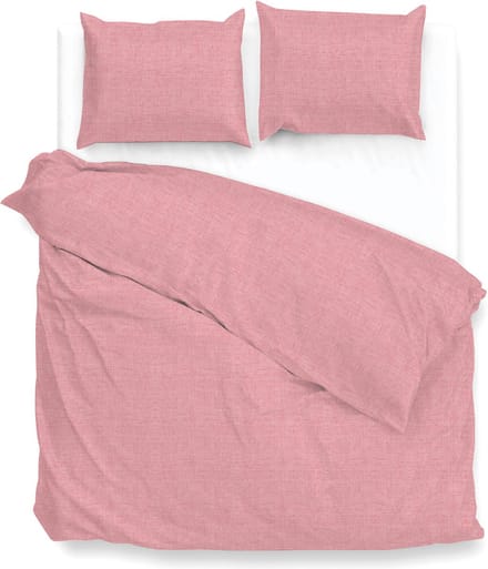 Zo! Home dekbedovertrek Lino (Shell Red)-260x200/220 cm