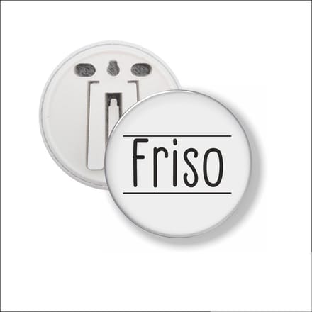 Button Met Clip 58 MM - Friso
